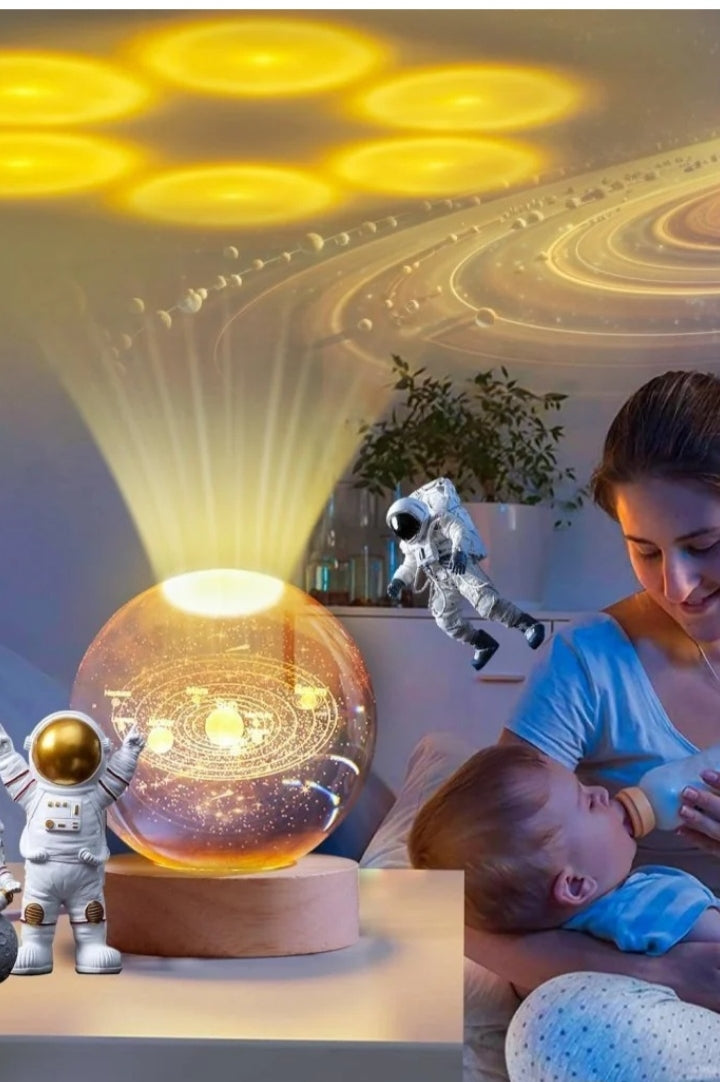 3D Crystal Ball Night Lamp