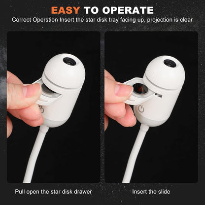 USB Galaxy Star Projecto Light With Flexible Gooseneck